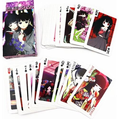 Anime HELL GIRL Poker Playing Deck Cards Enma Ai REN Board Game Card Toy For Collection