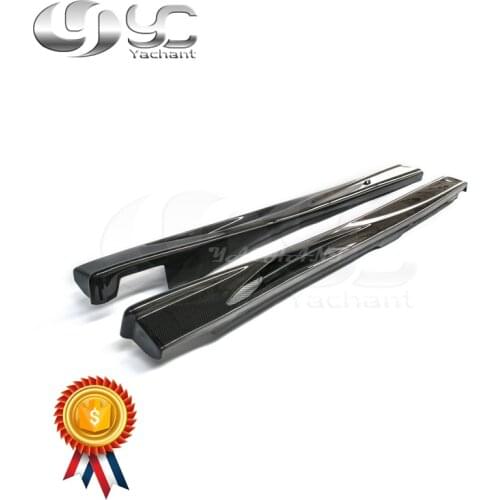 Car-Styling Carbon Fiber Side Skirts Fit For 2001-2007 Lancer Evolution 7-9 EVO 7 8 9 VTX Cyber Version Style Side Skirt