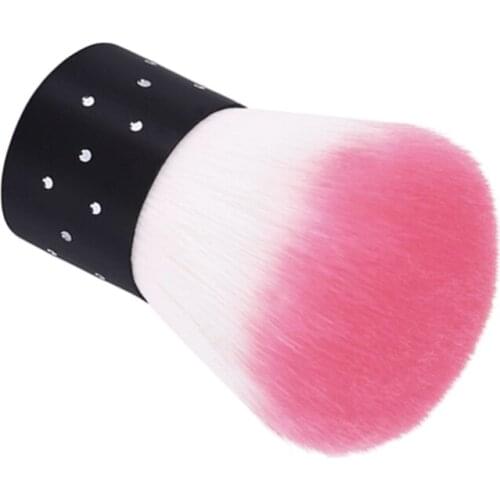 Nail Art Glitter Brush Manicure Pedicure Care ToolsDust Clean Powder Remover Q81B
