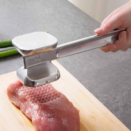 OTHERHOUSE Large Size Aluminium Alloy Meat Hammer Meat Tenderizer Pounder Steak Beef Chicken Hammer Burger Press Kitchen Gadgets