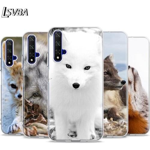 Cute Arctic fox Silicone Cover For Honor 20 20S 20E 8 8A Prime 8X MAX 8C 8S 7A 7C 7S Pro Phone Case