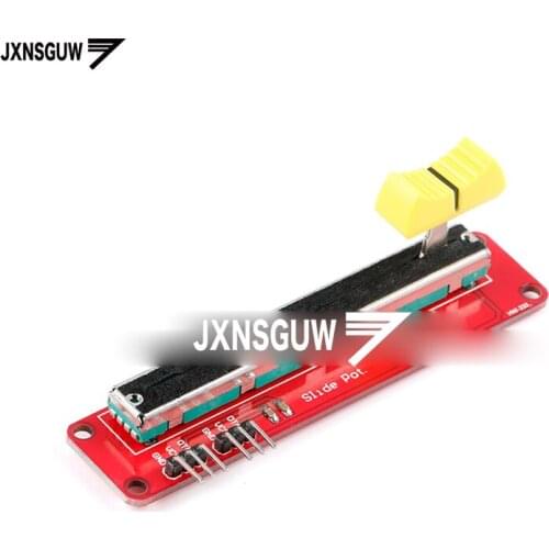 Dual analog potentiometer module, sliding potentiometer, electronic building block, sliding adjustable resistance