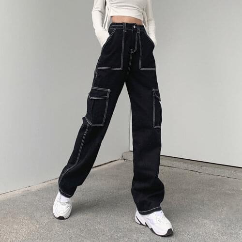 Glufigh Women's Loose Jeans