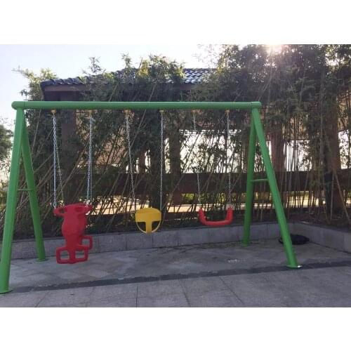 Outdoor baby swing chair playground childrens plastic slide garden toys seat kids monkey bars set children child swing nest Q35