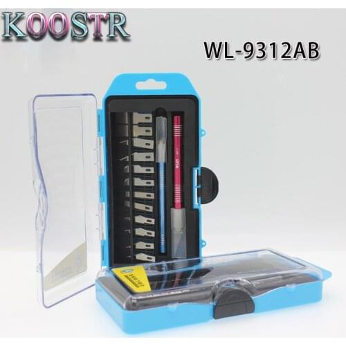 WL-9312AB Combination engraving knife mobile phone film engraving knife pen knife circuit board tool model trimming