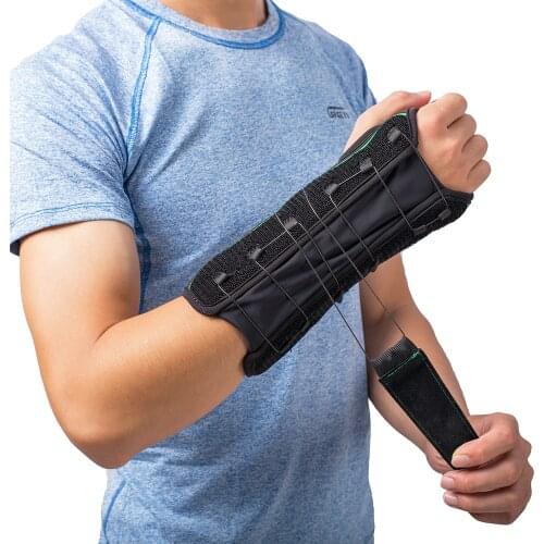 Pull String Wrist Palm Hand Support Splint Wrap Brace Strap Guard Stabilizer Saver Protector free size for sprain fracture