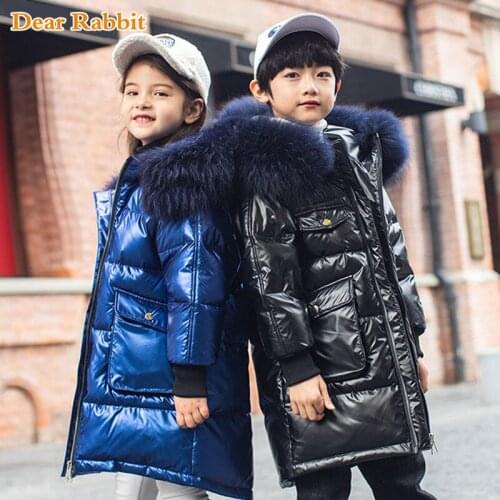 2020 New fashion winter Down jacket for boy girl clothes Kids Outerwear waterproof Snow coat children parka clothing snowsuit