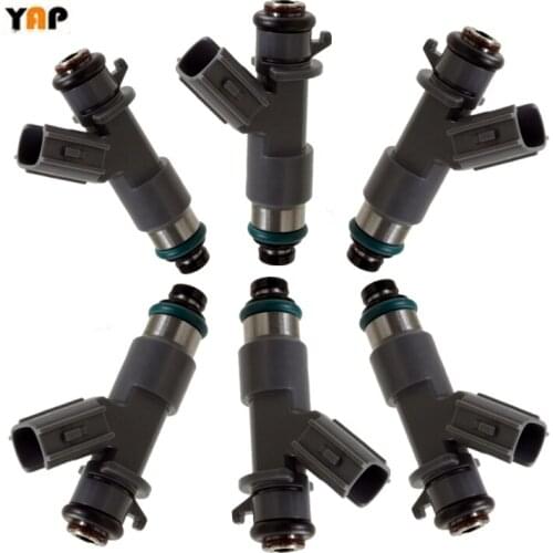 NEW FUEL INJECTOR (6) FOR FITHONDA AccordAcura RDX MDX TSX ZDX RL TL 3.5L 3.7L V6 16450-R70-A01 2008-2015