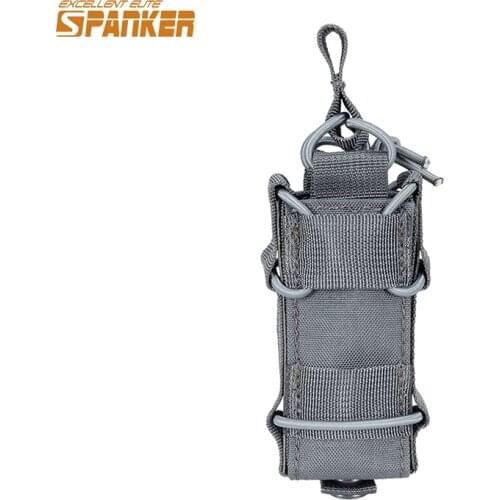 EXCELLENT ELITE SPANKER Tactical Pistol Magazine Pouch Flashlight Holder for Glock19 M1911 Magazines