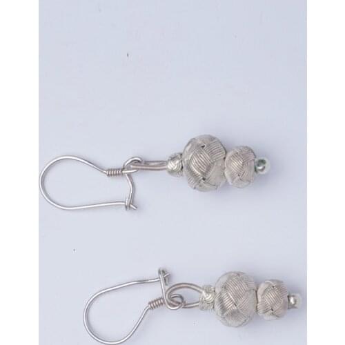 Silver Kazaziye Hand Handwork Earrings