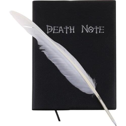Brand New and High Quality Death Note Cosplay Notebook & Feather Pen Book Animation Art Writing Journal