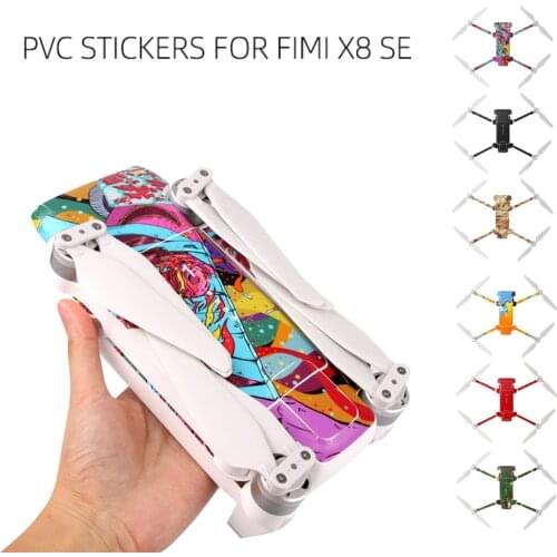 PVC Waterproof Sticker for Fimi X8 SE Drone Accessories Body Shell Protection Skin Quadcopter Camera Drone Accessories