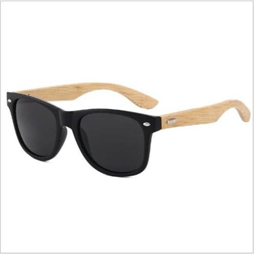 Woman fashion sunglasses rice nails Bamboo wood 2021 wooden leg glasses women uv400 sports and leisure sunshade mirror