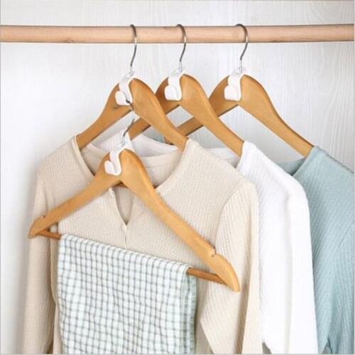 10Pcs Wardrobe Rails Double-sided Organizer Storage Linking Hooks Connect Closet Clothes Hanger Connecting Hook for Hanger