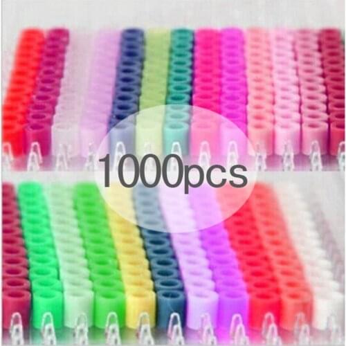 1000pcs/pack 5mm Hama Beads Puzzle Education Toys Juguetes 3D Puzzles Jigsaw Puzzle 48 Colors Perler Beads Fuse Beads For Kids