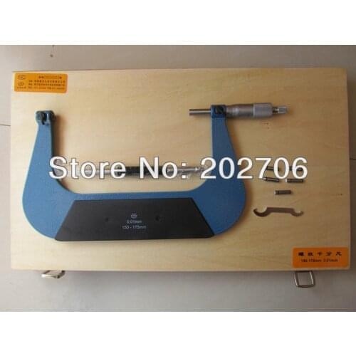 150-175mm Screw Thread Micrometer thread micrometer caliper including measuring anvils