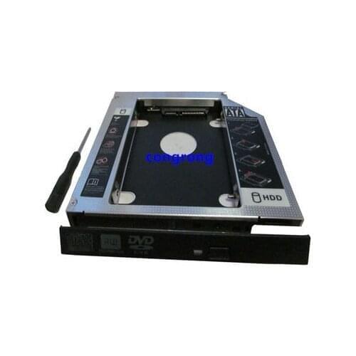 2nd HDD Hard Caddy 9.5MM SATA 3.0 for Dell Latitude E6320 E6420 E6520 E6330 E6430 E6530 CD-ROM