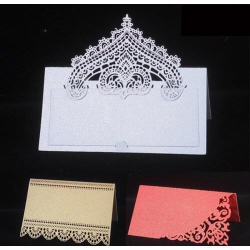 50pcs/Bag Table Number Holder Place Cards Stand Seating Card For Wedding Mariage Party Table Decoration Supplies Favors