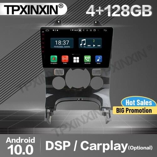 128G Carplay Car Radio 2 Din Stereo Receiver Android For Peugeot 3008 2013 2014 2015 2016 High Level GPS Player Audio Head Unit