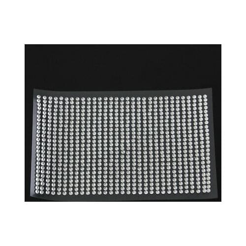 Car STICKER 750 PCs foil stickers Crystal STICKER silver-plated the 99 S0470 sent from Italy