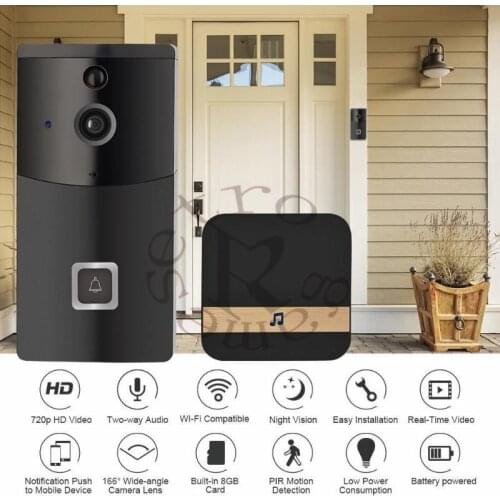 B10 Wireless Video Doorbell For Home Mobile Phone APP Remote Control Video Intercom Wi-fi Smart Doorbell
