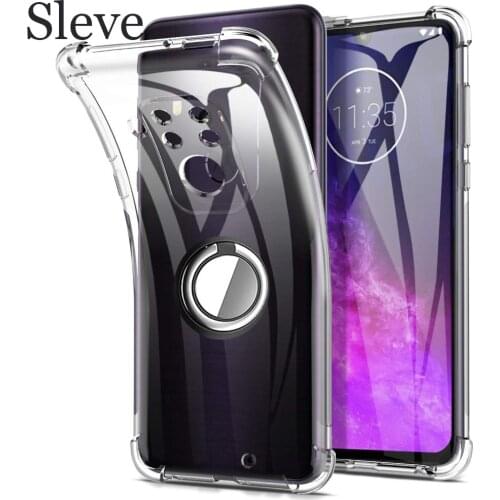 Case For Moto One ZOOM Shockproof Soft Ring Airbag Cover For Motolora Moto One Pro
