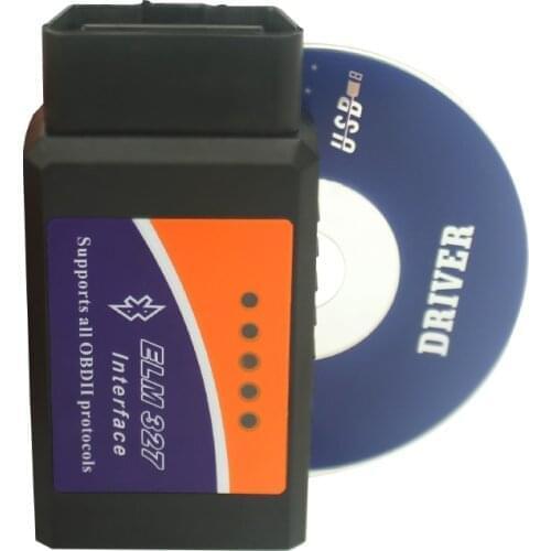 Mini OBD II Diagnostic Scanner ELM327 V1.5/ V2.1 For Citroen C3 C4 C5 2004/ Xsara Picasso For Supports Android Torque/Symbian