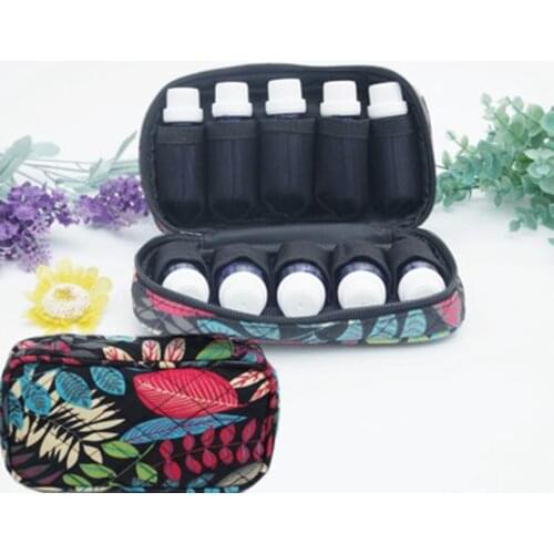 Essential Oil Storage Cases Travel 10-slot Essential Oil Bottles Storage Box Carry Bag For 5m~15ml Bottle Household Travel