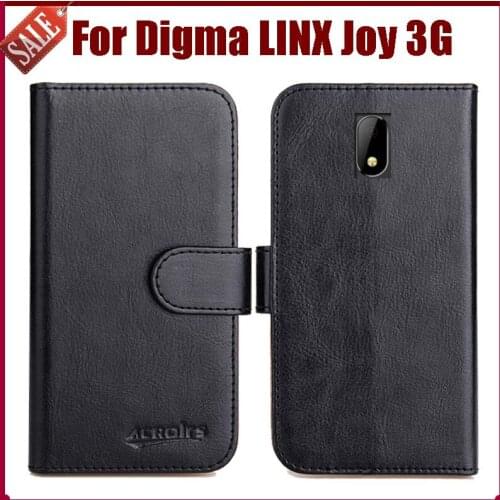Hot Sale! Digma LINX Joy 3G Case New Arrival 6 Colors High Quality Flip Leather Protective Cover Phone Bag