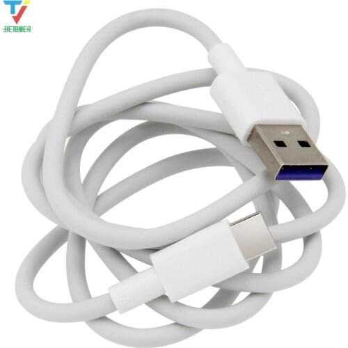 300pcs/lot High-quality Typec Super Charging Data Cable white round Type-C Data Charger Cable For Samsung sony xiaomi 1M cheap