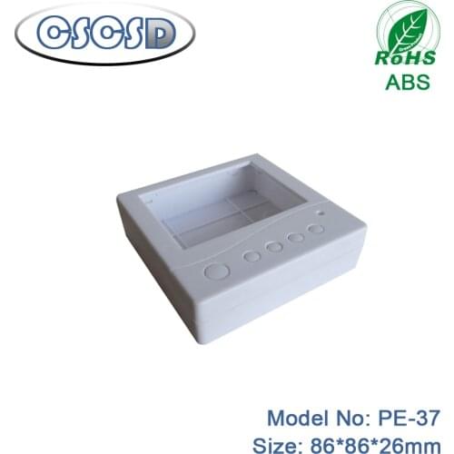 A pcs/lot 86*86*26mm CSCSD PLC mount abs din rail project box plastic distribution box electrical enclosure box