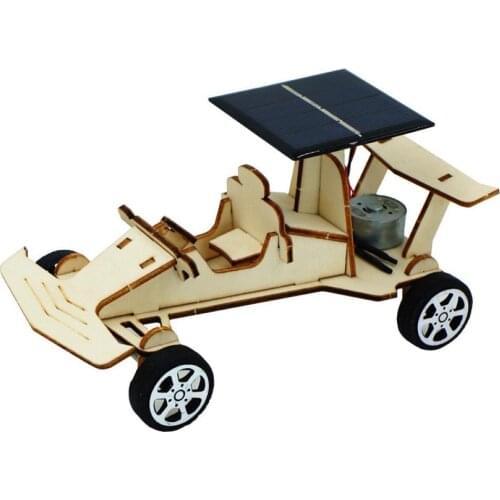 Creative DIY Assembly Solar Power Car Model Physics Scientific Experiment Education Puzzle Toy Children Gift