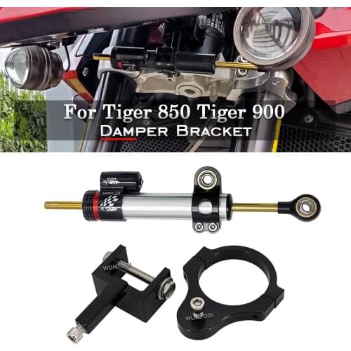 Tiger 900 Damper Bracket For Tiger 900 GT PRO Tiger 900 Tiger 850 Moto Steering Stabilize Damper Bracket Mount Kit 2020