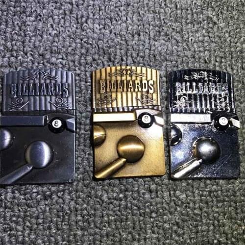 Metal Badge for Kerosene lighter Oil Lighter DIY Handmade Smoker Accessories Gadgets Lighters Decor Accessory Table tennis