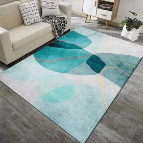 Washable Nordic Luxury Coffee Table Floor Mats Living Room Carpet Bedroom Rug Ins Wind Bedside Mat Large Area Full Room Carpet