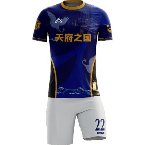 Customize NanJing City style shirt custom made sports jersey soccer custom youth football uniforms