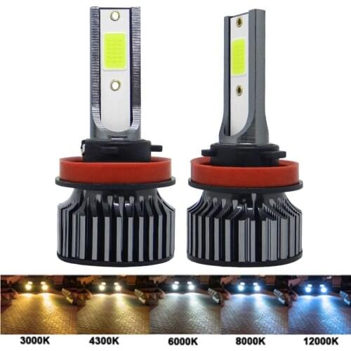 No Error Mini LED H7 H4 Car Headlight H1 H3 H8 H11 9005 HB4 9006 HB5 HB3 HB2 9003 9004 9007 Car Lights Bulb 6500K 4300K Canbus