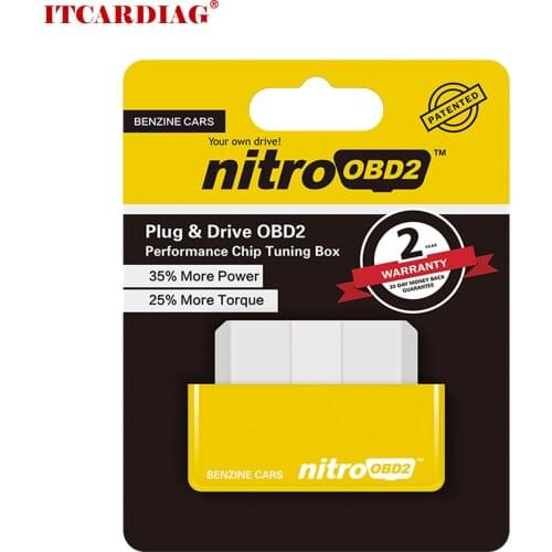 Nitro OBD2 EcoOBD2 ECU Chip Tuning Box Plug & Driver NitroOBD2 Nitroobd2 for Benzine Diesel Car More Power Torque Save Fuel