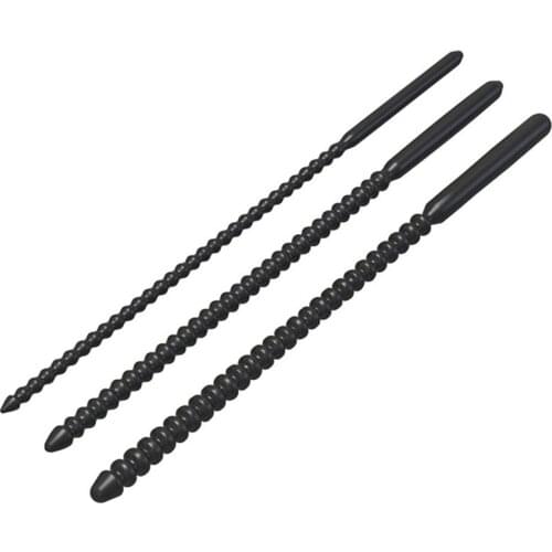 New Arrival Silicone Penis Plug Sounding Rod Sex Toys For Men Masturbators Spiral Texture Long Dilator Penis Urethral Plug Toy