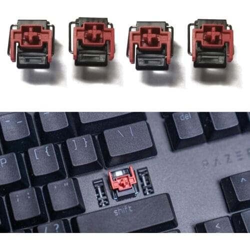 4Pcs Razer Red Optical Switches Hot Swap Switch for Razer Huntsman Elite Gaming Mechanical Keyboard Switches