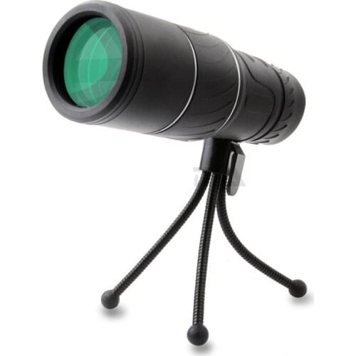 Portable Telescope 16x52 Hd Professional Monocular Zoom Binoculars Night Hunting Optic Scope Big Vision With Compass