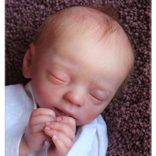 NPK 15inch DIY blank kit Reborn Doll Kit Blessing Premie size Sleeping Baby