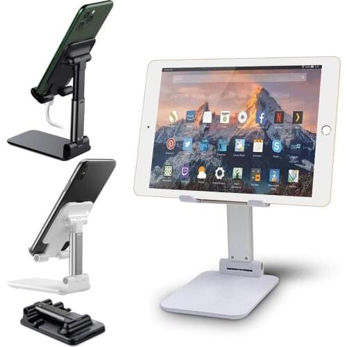 Mobile Phone Metal Stand Tablet Holder Adjustable Extend Non-slip Desk Holder Seat for IPhone IPhone 11 Xiaomi Mi 9 Huawei P40