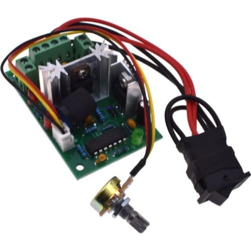 PWM 6-30V DC Motor Speed Controller Reversible Control Forward / Reverse switch