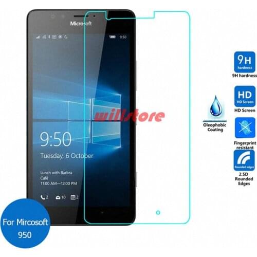 Tempered Glass Screen Protector film for Nokia Microsoft Lumia 950 550 Glass Protective Film