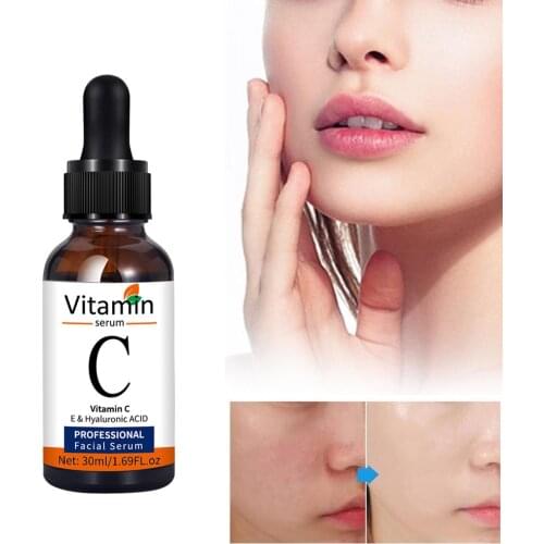1PC Nutritive Vitamin C Serum Facial Skin Face Anti Aging Oil Control Skin Care Essence Liquid Powerful hydrating Face Serum