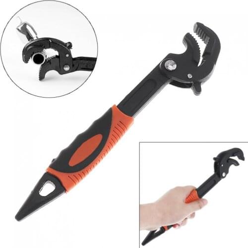14-30mm Opening Multifunctional Wrench Adjustable Quick Clamping Pliers Multitool Spanners Automatic Reset