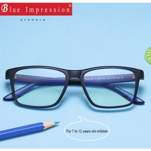 2020 New fashion blue light glasses protection Eyes for children Kids flat glasses Men /Women TR90 goggles 5106 computer glasses