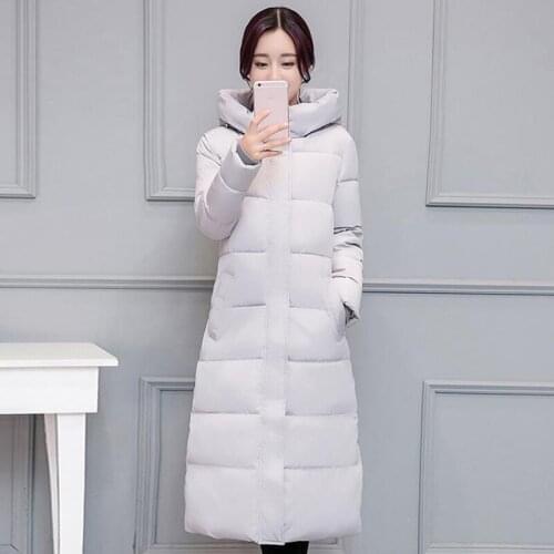 2020 Winter Jacket Women Parka Warm Thick Down Cotton Padded Hooded Parkas Long Coat Fashion Loose Outwear Winter Clothes