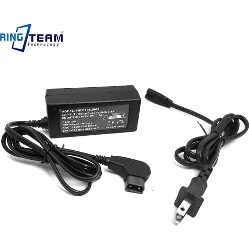 16.8V 2A Power DTap D-Tap BTap DC Charger Adapter for Video Camera Anton Bauer V-mount Li-ion Battery Pack Rolux Lanparte VB-150